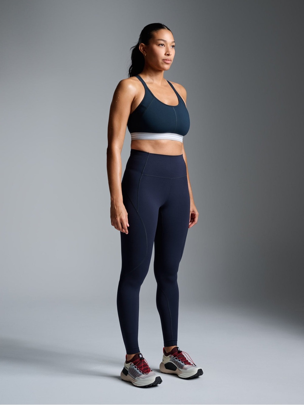 NEW LNDR Limits 8/8 Legging in Navy, size S